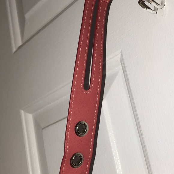 Coach Pink Signature Handbag - Picture 5 of 8